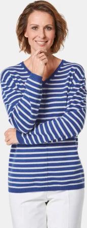 GOLDNER Strickpullover Kaschmirpullover mit V-Ausschnitt