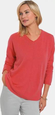 GOLDNER Strickpullover Kaschmirpullover mit V-Ausschnitt