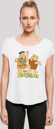 F4NT4STIC T-Shirt "Die Familie Feuerstein Fred And Barney", Damen,Premium Merch,Lang,Longshirt,Bedruckt