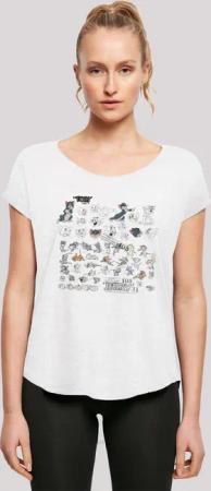 F4NT4STIC T-Shirt "Tom and Jerry TV Serie Cartoon Dept", Damen,Premium Merch,Lang,Longshirt,Bedruckt