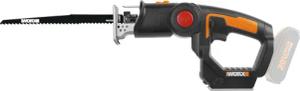 Worx Akku-Stichsäge "WX550.9 Axis", Profi 2-in-1 Pendelhub Stich- & Säbelsäge, ohne Akku & Ladegerät