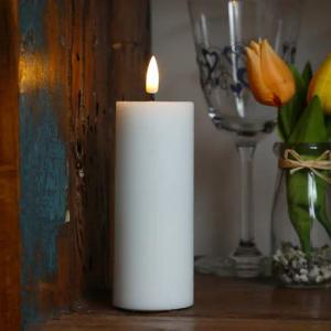 Deluxe Homeart LED-Kerze Mia Deluxe Echtwachs
