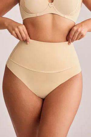 High-Waist Shapewear-Slip in Nude