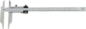 Helios Preisser Werkstattmessschieber DIN 862 1000 mm mit Spitzen und FE Schnabellänge 150 mm