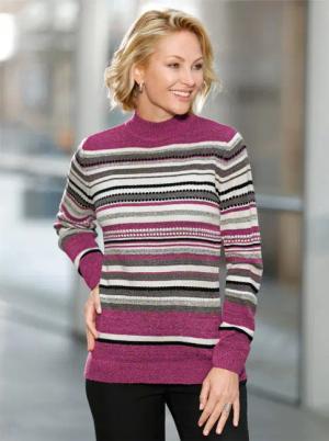 Stehkragenpullover