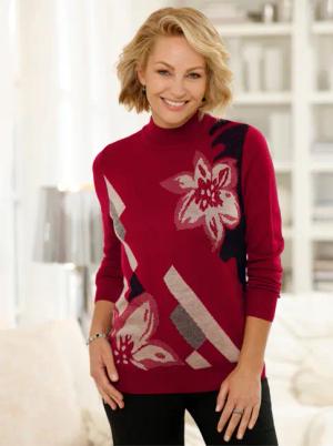 Stehkragenpullover