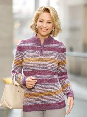Stehkragenpullover