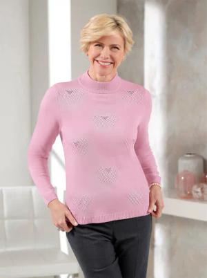 Stehkragenpullover