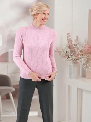 Stehkragenpullover