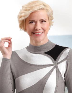 Stehkragenpullover