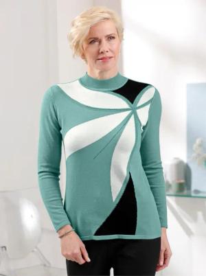 Stehkragenpullover
