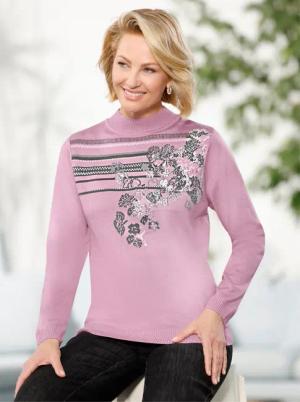 Stehkragenpullover