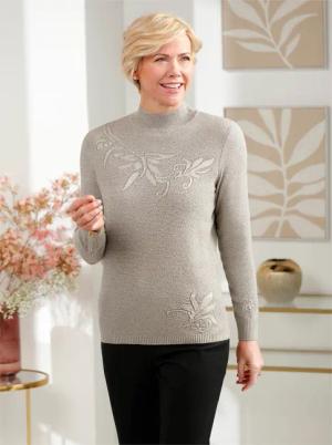 Stehkragenpullover