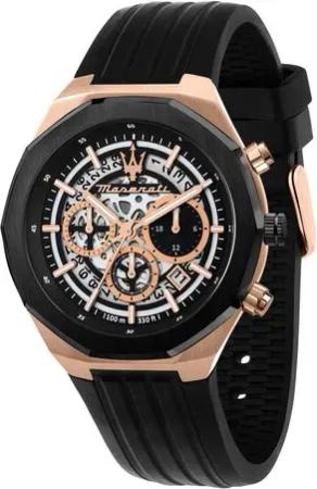 Maserati Uhr Stile R8871642003 Schwarz
