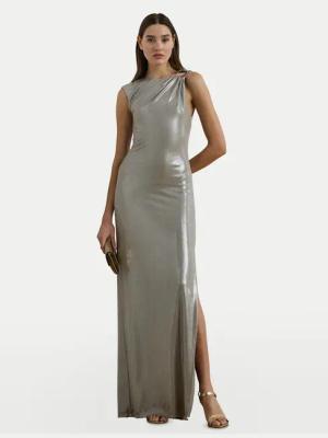 LAUREN RALPH LAUREN Abendkleid 253970801001 Silberfarben Slim Fit