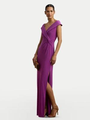 LAUREN RALPH LAUREN Abendkleid 253863940025 Violett Slim Fit