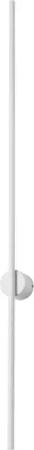 Lamkur LED-Wandleuchte weiß PVC Holz B/H/L: ca. 7x120x7 cm