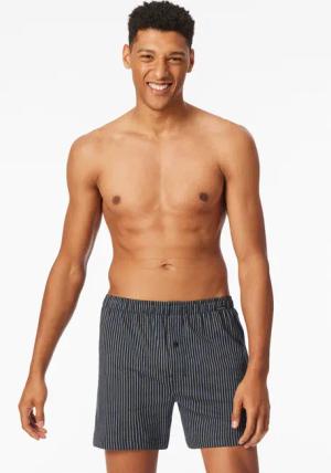 Boxershorts 2er-Pack Jersey uni gemustert - Boxershorts Multipacks 9