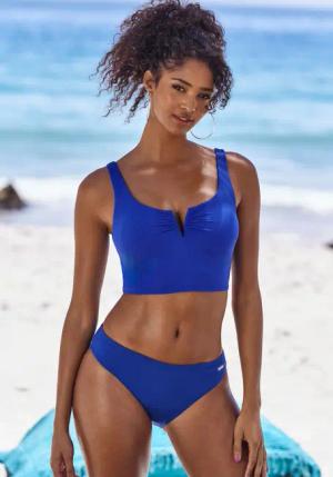 Venice Beach Crop-Bikini-Top "Lucky", mit V-Bügel Detail vorne