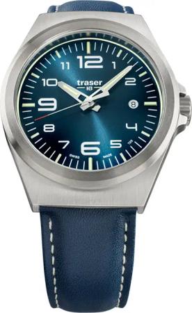 Traser H3 108214 Herrenuhr P59 Essential M Blue 42mm 10ATM