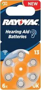 RAYOVAC Knopf Acoustic S. 13 6-er Blister