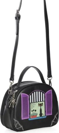 Banned Retro Handtasche - Window Cat - für Damen - multicolor