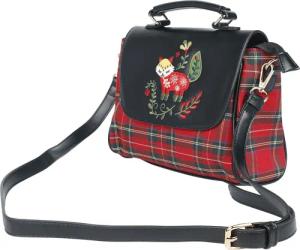 Banned Retro Handtasche - Scandi Fox - für Damen - schwarz/multicolor