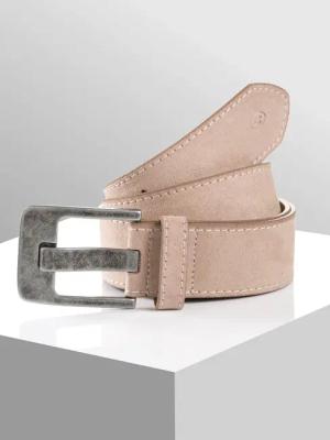 TOM TAILOR Ledergürtel "TTLUCY", 4 cm breiter Damengürtel, Casual und Jeans Look