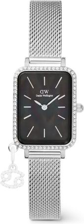 Daniel Wellington DW Uhr Quadro Crystal Zodiac Sterling 20x26mm Silver
