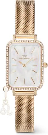 Daniel Wellington DW Uhr Quadro Crystal Zodiac Evergold 20x26mm Gold