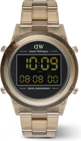 Daniel Wellington DW Uhr Retro Digital Dark Brown 42mm