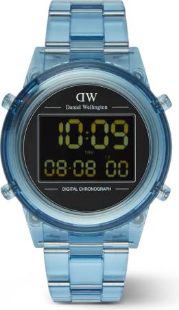 Daniel Wellington DW Uhr Retro Digital Light Blue 42mm