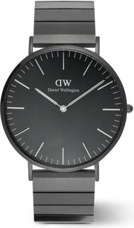 Daniel Wellington DW Uhr Classic Piano Link Onyx Unitone Black 40mm