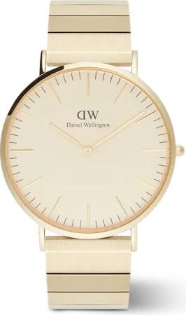 Daniel Wellington DW Uhr Classic Piano Link Gold Unitone 40mm