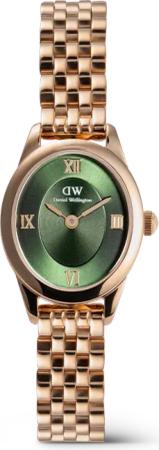 Daniel Wellington DW Uhr Ophelia Mini Emerald Rose Gold 22x25.5mm