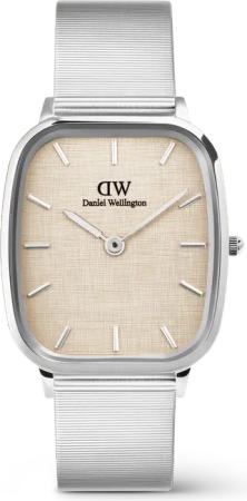 Daniel Wellington DW Uhr Marlon Wire Linen Silver 32x36,3mm