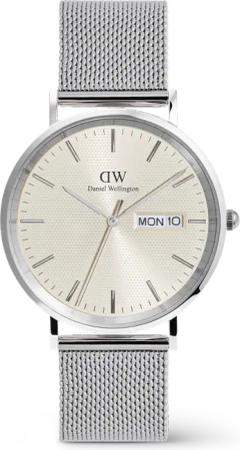 Daniel Wellington DW Uhr Classic Day Display Sterling Champagne 40mm Silver
