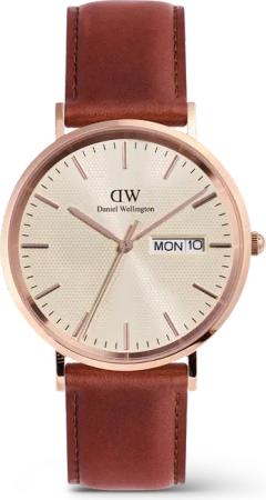 Daniel Wellington DW Uhr Classic Day Display St Mawes Rose Gold Champagne 40mm