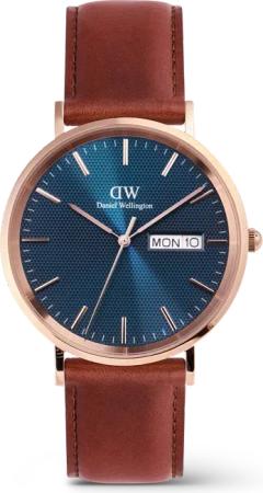Daniel Wellington DW Uhr Classic Day Display St Mawes Rose Gold Arctic 40mm
