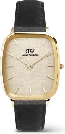Daniel Wellington DW Uhr Marlon Sheffield Linen Gold 32x36,3mm