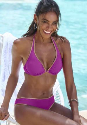 BRUNO BANANI Bikini-Hose Damen fuchsia Gr.40
