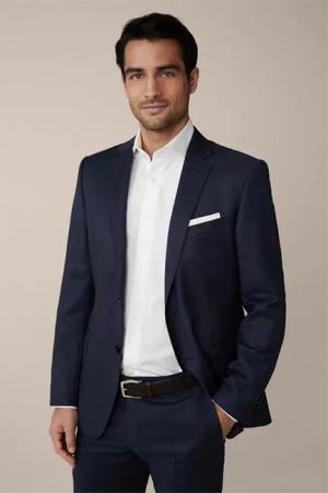 Schurwoll-Baukasten-Sakko Sera in Navy