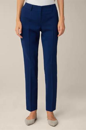 Schurwoll-Anzug-Hose in Blau