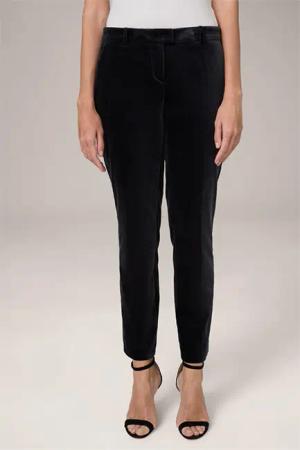 Samt-Anzug-Hose in Navy