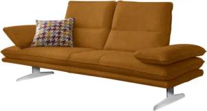 W.SCHILLIG 2,5-Sitzer "broadway Designsofa mit hohem Sitzkomfort", Sitztiefenverstellung, Kopfteil- & Seitenteilverstellung, Breite 236cm