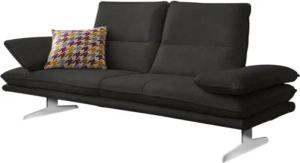 W.SCHILLIG 2,5-Sitzer "broadway Designsofa mit hohem Sitzkomfort", Sitztiefenverstellung, Kopfteil- & Seitenteilverstellung, Breite 236cm