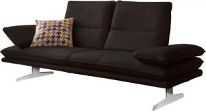 W.SCHILLIG 2,5-Sitzer "broadway Designsofa mit hohem Sitzkomfort", Sitztiefenverstellung, Kopfteil- & Seitenteilverstellung, Breite 236cm