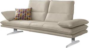 W.SCHILLIG 2,5-Sitzer "broadway Designsofa mit hohem Sitzkomfort", Sitztiefenverstellung, Kopfteil- & Seitenteilverstellung, Breite 236cm