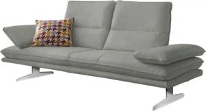 W.SCHILLIG 2,5-Sitzer "broadway Designsofa mit hohem Sitzkomfort", Sitztiefenverstellung, Kopfteil- & Seitenteilverstellung, Breite 236cm