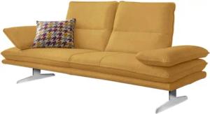 W.SCHILLIG 2,5-Sitzer "broadway Designsofa mit hohem Sitzkomfort", Sitztiefenverstellung, Kopfteil- & Seitenteilverstellung, Breite 236cm